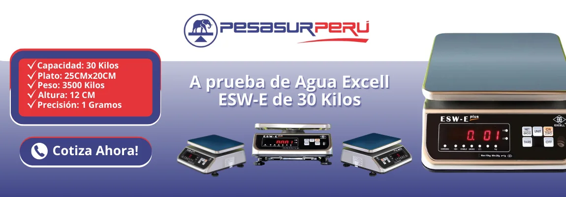 Balanzas a prueba de agua ESW-E