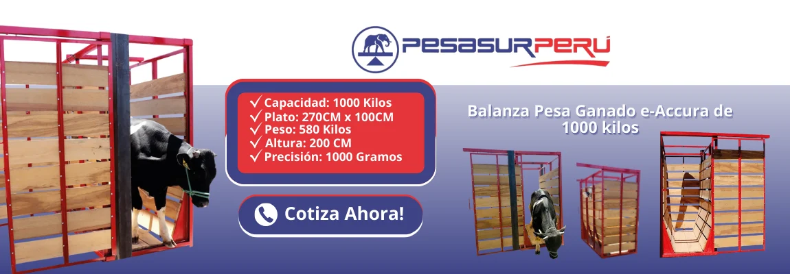 balanzas para pesar ganado